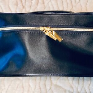 Black Estée Lauder Cosmetic Bag Double